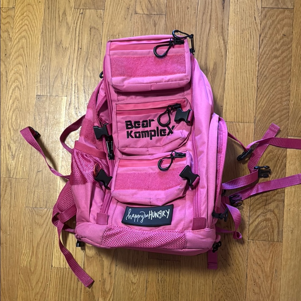 Used great condition Gym/ Travel Vibrant Pink Multi-Compartment Backpack